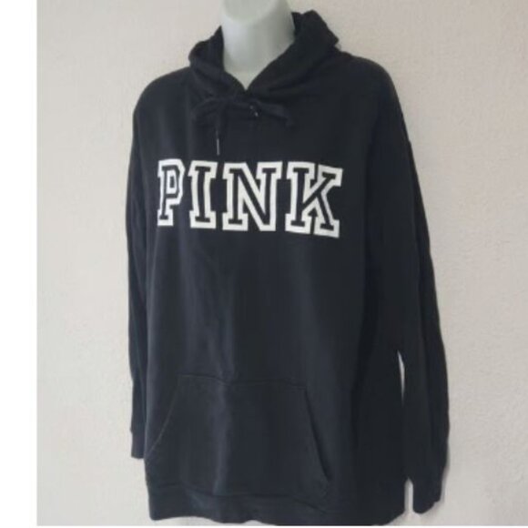 PINK by Victoria's secret Hooded sweatshirt, Black in size Medium - Picture 12 of 12
